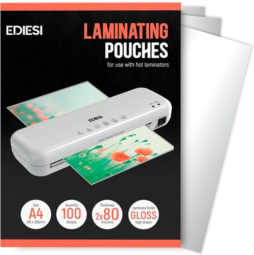 Ediesi laminator sheets - a4,